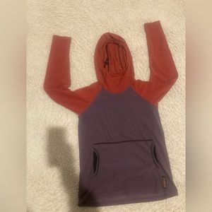 Melanzana womens medium micro grid hoodie. Excellent condition.